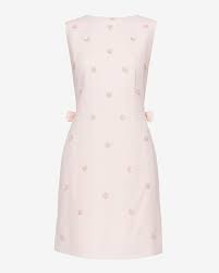 Bow Waist Embellished Tunic Dress Pink Dresses Ted Baker Uk Embellished Tunic Dress Fashion Casual Dresses