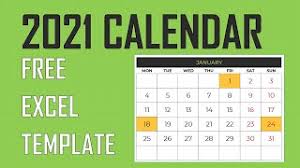 The year 2021 is a common year, with 365 days in total. 2021 Excel Calendar Template Free Download Spreadsheet