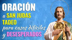 El nombre del traidor que entrego a tu amado maestro en las manos de sus enemigos, ha sido la causa de que tu hayas sido olvidado por muchos. Oracion A San Judas Tadeo Para Casos Dificiles Y Desesperados