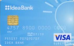 Micro, small and medium enterprises. Bank Card Ideabank Visa Electron Idea Bank Belarus Col By Ve 0059