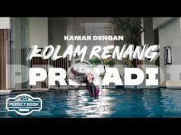 Tenang, bila kamu tak ingin berenang, bermain air di kolam renang pun bisa membuat tubuh segar. Kamar Dengan Kolam Renang Pribadi De Pavilijoen Bandung Perfect Room Youtube