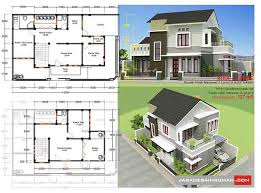 Gambar desain rumah tingkat 2. Plan Lantai Rumah 2 Tingkat Design Rumah Terkini