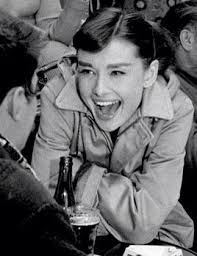 Audrey Hepburn Laughing And Smiling Laughing Photos Audrey Hepburn People Laughing