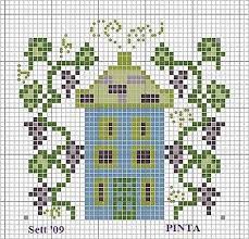 Cross stitch and embroidery patterns to download come in a range of beautiful styles. Gallery Ru Foto 18 3 Lutarcik Cross Stitch House Cross Stitch Cross Stitch Designs