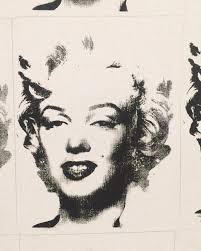 My favorites of Warhol's 100 Marilyns from 1962 (the year she died) at the  @clevelandmuseumofart The violence of the repetition renders her different  in each iteration. Mismatched to the underpainting. She is