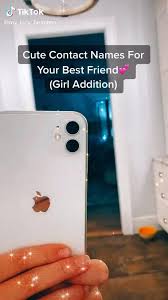 Tiktok and instagram 15 best matching bios for your friends boyfriend or girlfriend original resolution: Cute Contact Names For Your Bestie Video Best Friends Whenever Best Friend Activities Crazy Things To Do With Friends