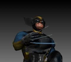 The Wolverine 3d Model Obj Mtl Stl 11 Art Gallery 3d Printable Models Wolverine