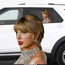 RIDE A LONG T Swift Getaway Car Perforated Decal See Thru Window Decal (not  for Rear Wiper)