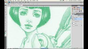 Simply open your photo, brush over. Select Color Line Art Photoshop Tutorial Youtube