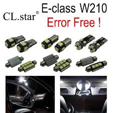 21pcs Error Free Led Lamp Interior Light Kit For Mercedes For Mercedes Benz E Class W210 Sedan E300 E420 E320 E430 E55 Amg 95 02 Vw Passat Benz E Class Led