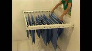 You don't have to be a master craftsman to make this minimal diy drying rack. Easy Clothesline Laundry Hanging Device For Window Youtube