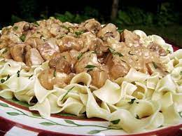 Directions in heavy sauce pan, saute onion and garlic in oil and butter until softened. Skillet Pork Tenderloin Stroganoff Tasty Kitchen A Happy Recipe Community