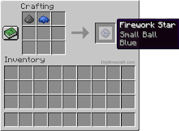 What better way to express yourself than a huge assortment of decorative explosions! How To Make A Blue Small Ball Firework Star In Minecraft