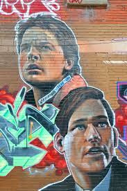 Street Art Back To the Futur Editorial Stock Photo