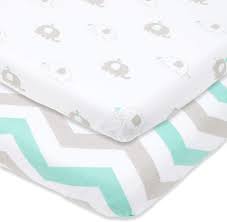 Buy Travel Crib Fitted Sheets Compatible With Guava Lotus Baby Bjorn Dream On Me Travel Crib Light Playard Fits Perfectly On 24 X 42 Mattress Without Bunching Up Snuggly Soft