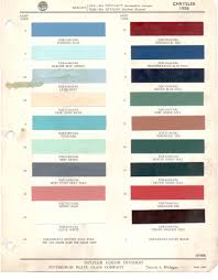 Paint Chips 1956 Chrysler