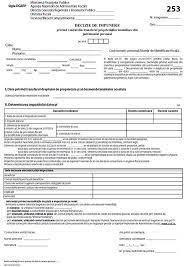 Decizie De Impunere 253 Ordin 1022 2016 Actualizat 2021 Lege5 Ro