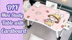 As far as study tables are concerned, comfort is vital. How To Make A Mini Study Table Homemade Diy Study Table With Cardboard Handmade Study Table Youtube