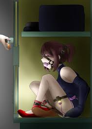 self-bondage-art-217_leotard_single-glove_armbinder_ball-gag - Like Ras  Naughty Blog