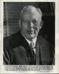 1953 Press Photo Chief Justice Earl Warren sworn into office, Washington