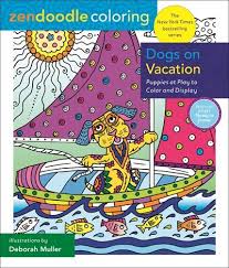 Zendoodle coloring rainbow unicorns linden tree books. Zendoodle Coloring Dogs On Vacation Puppies At Play To Color And Display Book By Deborah Muller Paperback Www Chapters Indigo Ca