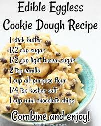 In a medium bowl, combine butter and sugars. Jill Mills On Instagram This Edible Cookie Dough Recipe Is The Best There Is Al Eggless Cookie Dough Recipe Cookie Dough Recipes Edible Cookie Dough Recipe