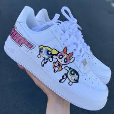 Powerpuff Girls Custom Sneakers Custom Nike Shoes Sneakers Fashion Girls Shoes