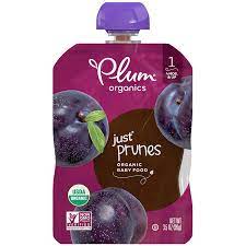 Plum Organics Stage 1 Organic Baby Food Prune Puree 3 5 Ounce Pouch Pack Of 12 Amazon Com Grocery Gourmet Food