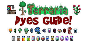 As the title says this is a seeded any% speedrun which means it's extremely different from my. Terraria Guide Dyes And You Crafting Recipes Terrarium Dye