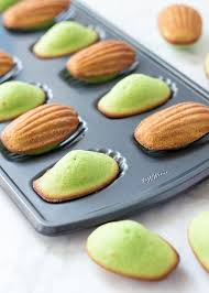 Pandan Madeleines Lito Supply Co Asian Desserts Madeleine Recipe Vietnamese Dessert