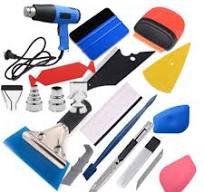 Car Window Tint Wrapping Vinyl Tools+Squeegee Scraper+Applicator+Heat Gun  Kits | eBay