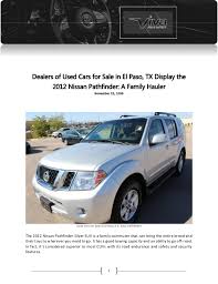 El paso auto center, el paso. Dealers Of Used Cars For Sale In El Paso Tx Display The 2012 Nissan
