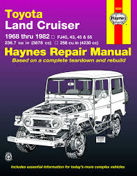 Find toyota land cruiser at the best price. Toyota Land Cruiser Series Fj40 Fj43 Fj45 Fj55 1968 1982 Haynes Repair Man Haynes John Editors Of Haynes Manuals 9781563920233 Amazon Com Books