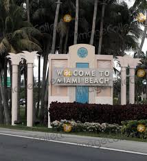 The area encompasses miami beach south of dade boulevard. Photos And Pictures General Views Of The Welcome To Miami Beach Sign As Seen By Countless Tourists Each Year And Attendees Of The Urban Beach Week Which This Year Brings More