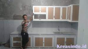 Menerima,pembuatan kitchen sett(segala kichen dr alumunium) aluminium dg harga permeter. Jasa Kitchen Set Aluminium Di Jogja Solo Dan Klaten