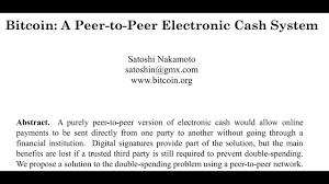 I trade bitcoin derivatives on bitmex. Read A Paper Bitcoin A Peer To Peer Electronic Cash System Youtube