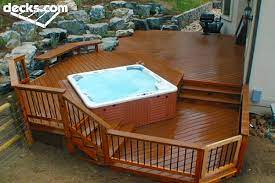 Adding a hot tub to your deck means adding extra weight onto it. Deck It Out Hot Tub And Spa Decks