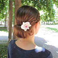 Dendrobium Orchid Hair Pin Pink White Orchid Hairpin Etsy Flower Hair Accessories Wedding Bridal Hair Flowers Orchid Hair Pins
