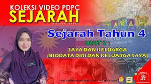 Nah, aktivitas perkenalan ini, bisa ibu lakukan lewat kegiatan membuat prakarya bersamanya, lho. Sejarah Tahun 4 Unit 2 Biodata Diri Dan Keluarga Saya Youtube