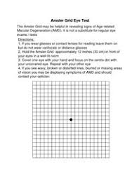 The amsler grid is a simple white background with lines through it. Macular Disease Amsler Grid Eye Test