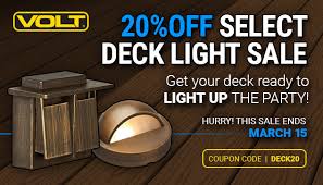 Save 20 On Select Deck Lighting Deck Lighting Outdoor Lighting Deck