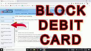 Also take care of your bill payments automatically without in addition, you can enjoy a 5% cashback* on utility and telecom payments through this facility using debit cards. How To Block Hdfc Debit Card Atm Card Online Netbanking Reissue Of Block Debit Card Youtube