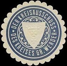Wernersdorf was situated in the district (kreis) of marienburg until the establishment of the free city of danzig in 1920. Landkreis Grosses Werder Wikipedia