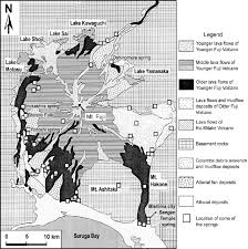 General Geological Map Of Mt Fuji Area With Location Of Download Scientific Diagram