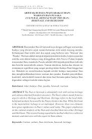 Maybe you would like to learn more about one of these? Pdf Artifak Budaya Masyarakat Iban Warisan Dan Pusaka Cultural Artefacts Of The Iban Heritage And Heirloom