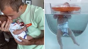 Familienzeit Im Baby Luxus Spa Mario Und Ann Kathrin Gotze Bringen Neugeborenen Zum Floating Stern De