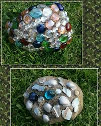Stein Steine Glas Muscheln Gartengestaltung Gartenideen Garten Glassteine Garden Garten Ideen Gartengestaltung Garten