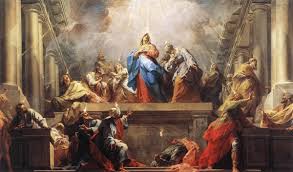 Pentecost commemorates when jesus sent the holy spirit to be with the disciples (acts 2). File Jean Ii Restout Pentecost Wga19318 Jpg Wikimedia Commons