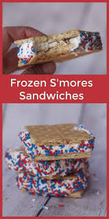 Frozen Fourth Of July Dessert Idea Frozen S Mores Recipe Summer Desserts Frozen Smores Chocolate Recipes For Kids