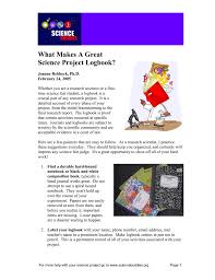 Once a month or once every couple of months, go and. What Makes A Great Science Project Logbook